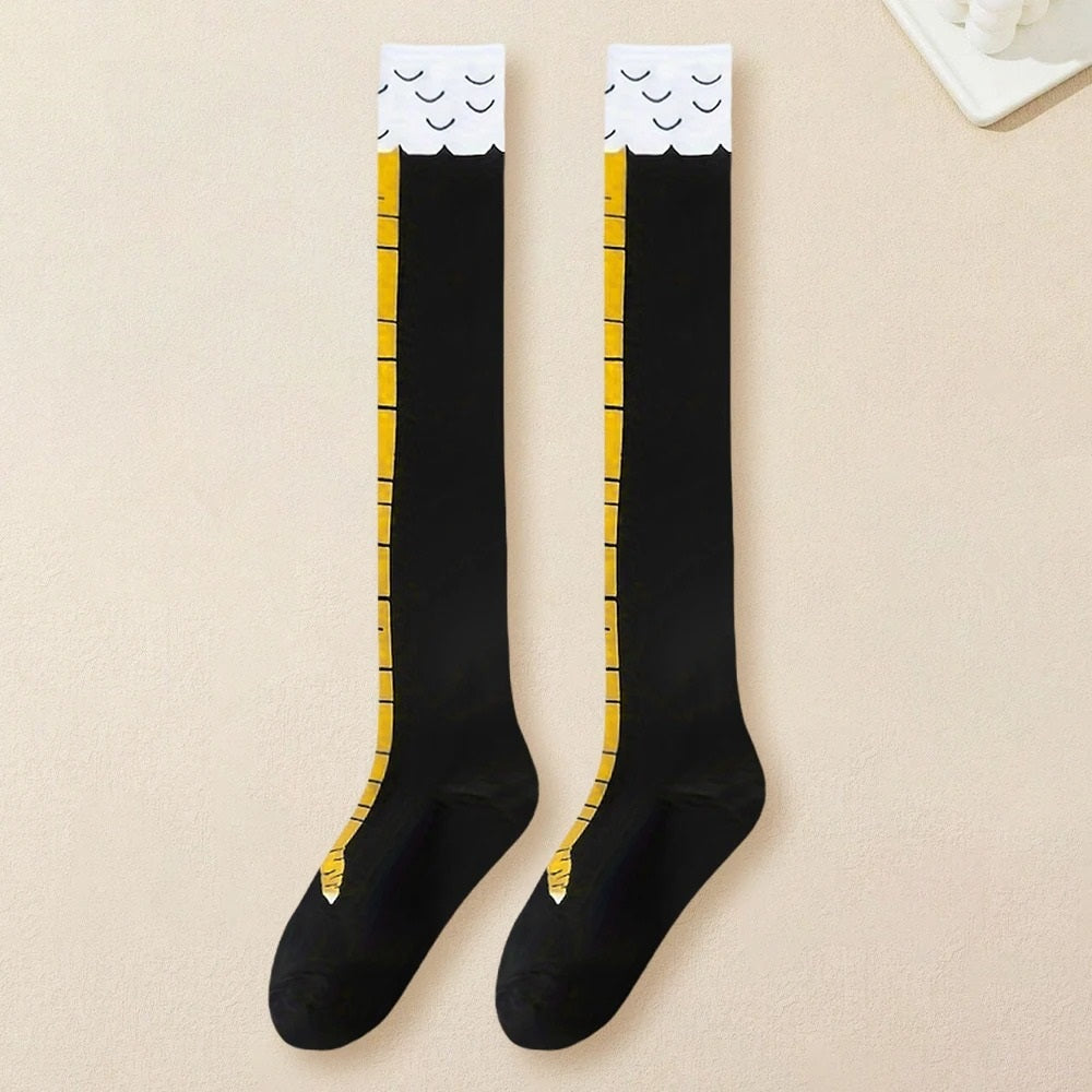 Funny Chicken Claw Knee-High Socks