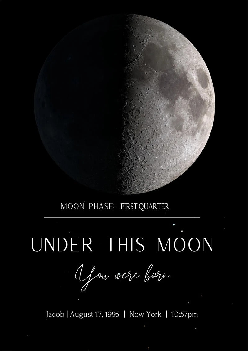 Custom Moon Phase Print