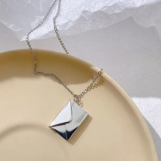 Love Letter Envelope Pendant Necklace