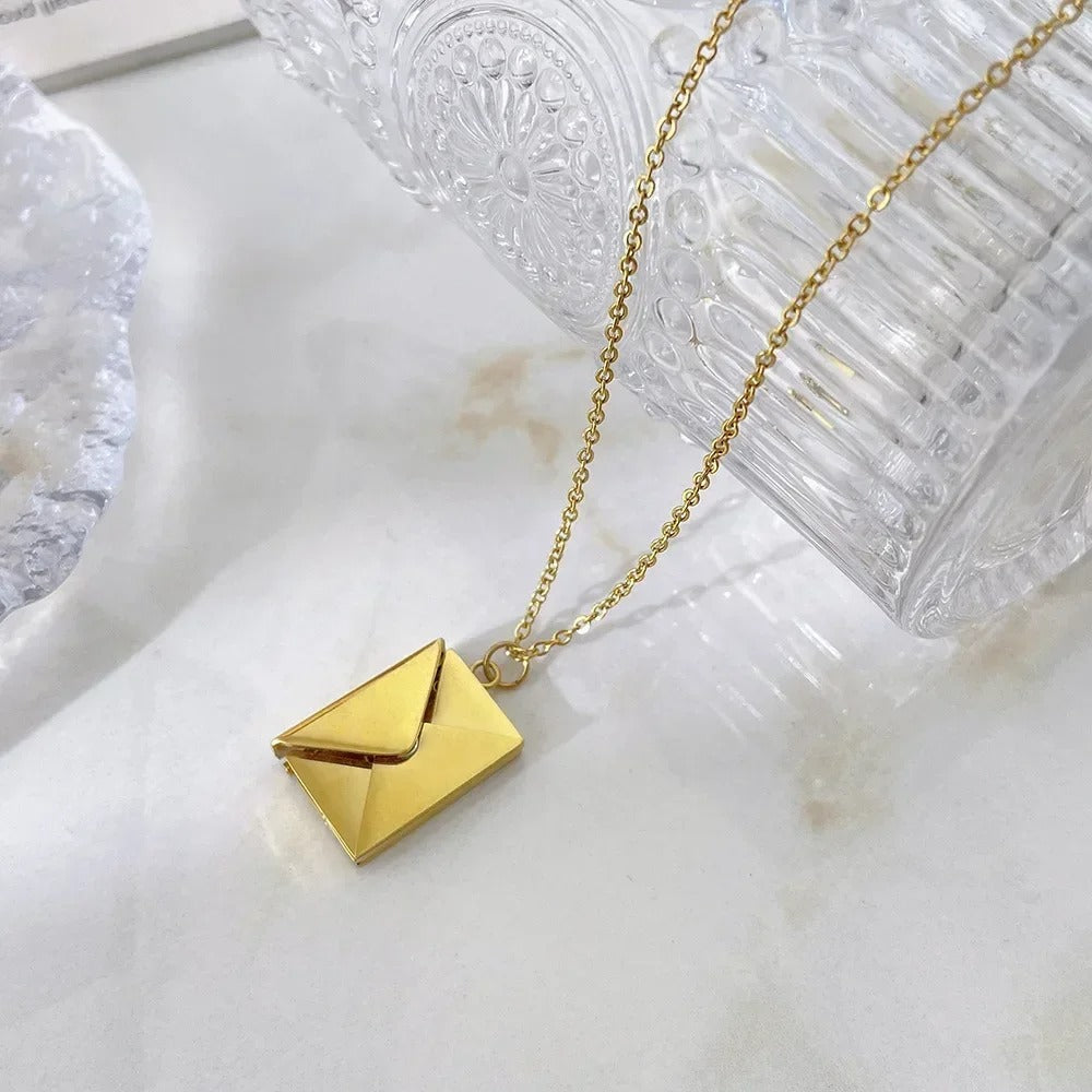 Love Letter Envelope Pendant Necklace